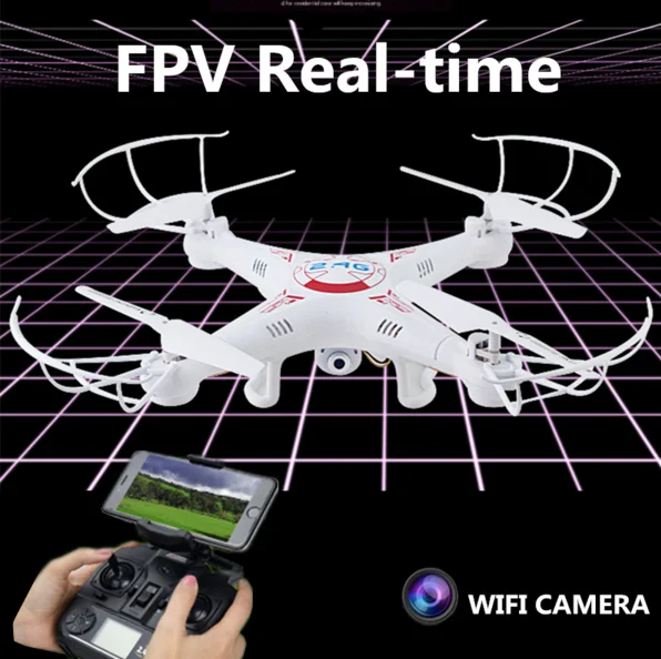 SYMA X5SC WIFI Drone Quadcopter With FPV Camera Headless 6-Axis Real Time RC Helicopter