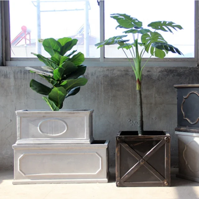 Hot sale best price tall square outdoor indoor commercial planters