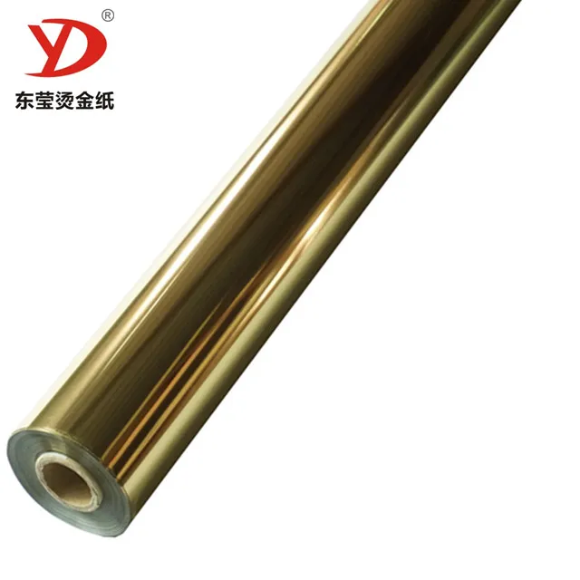 Taiwan transparent hot stamping foil for ABS PET PVC PP Film printing