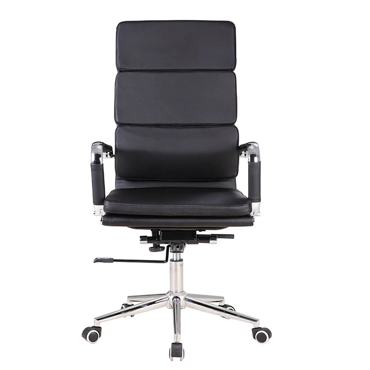Современное удобное мягкое вращающееся кресло с высокой спинкой, эргономичное офисное кожаное кресло руководителя