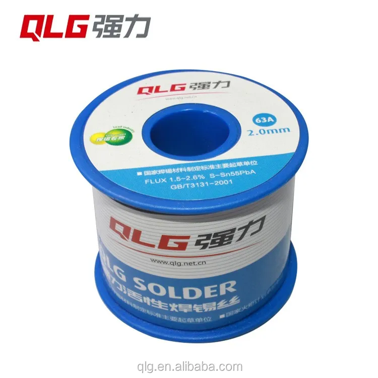 Оловянно-свинцовый припой QLG Sn63Pb37 0,5 мм 1 мм 1,5 мм Паяльные материалы 6337 припой провод