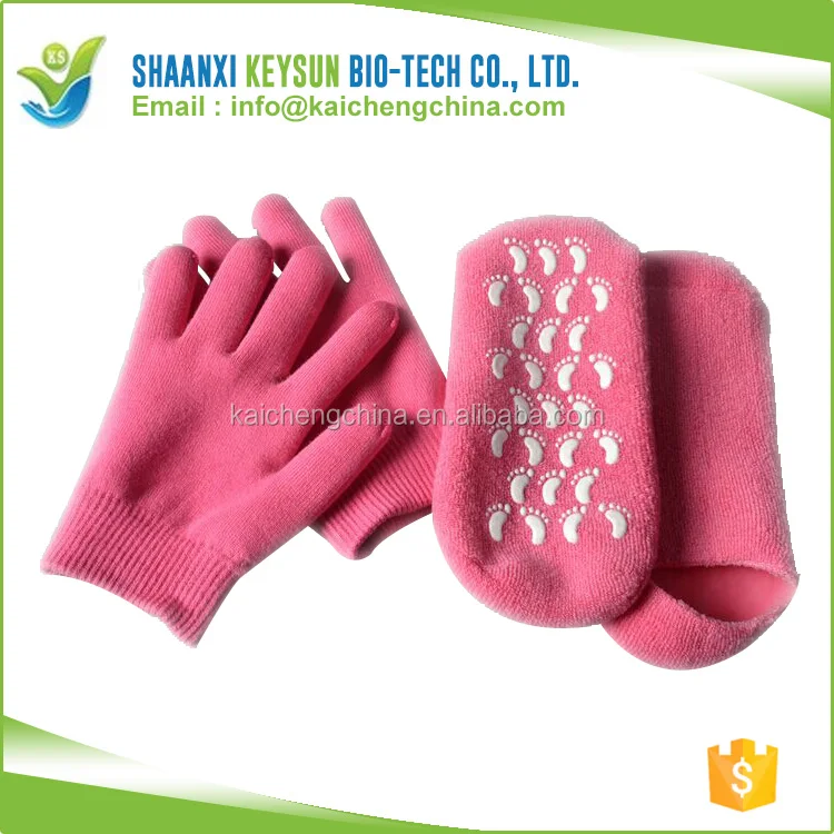 Natrual Essential Oil Gel Gloves for Dry Hand Spa OEM accept
