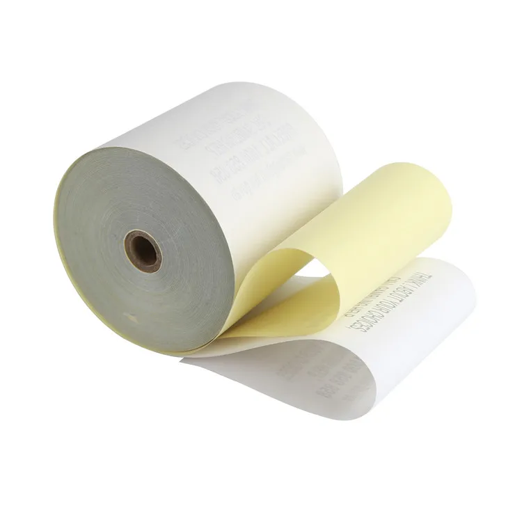 New design 3 ply paper ncr pos high quality telex paper rolls