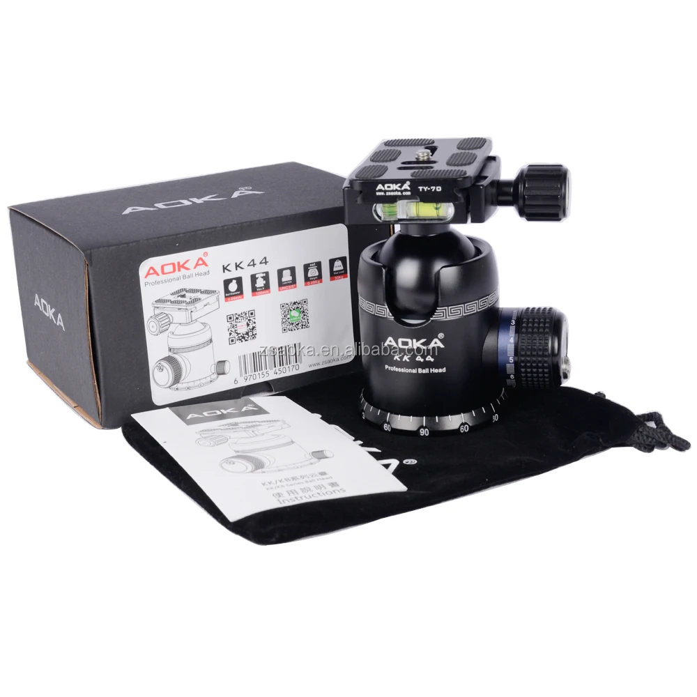 
360 degree panoramic aluminum alloy tripod ball head for camera 