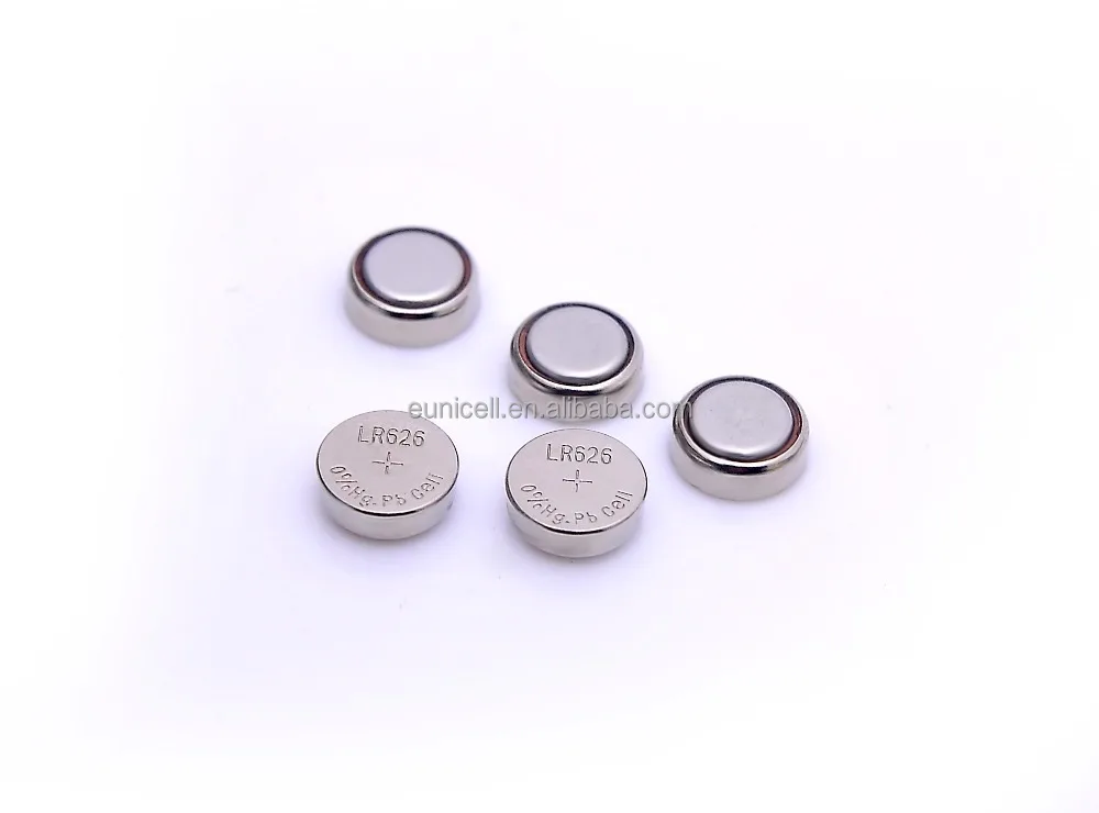 0% Hg Pb Mercury free AG4/LR626/SR626 батарея кнопочного