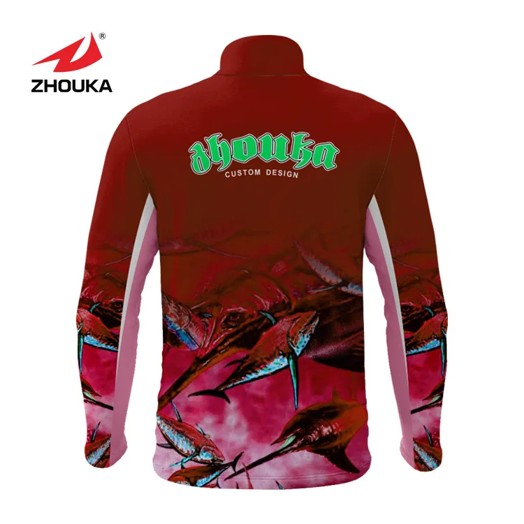 Hot Sale Fishing Jersey Tournament Custom Design Fishing Jersey Wear