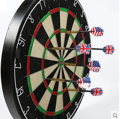 
Professional Safety Dart Boards Wholesale Sisal Bristle fiber Dart board with Customized 