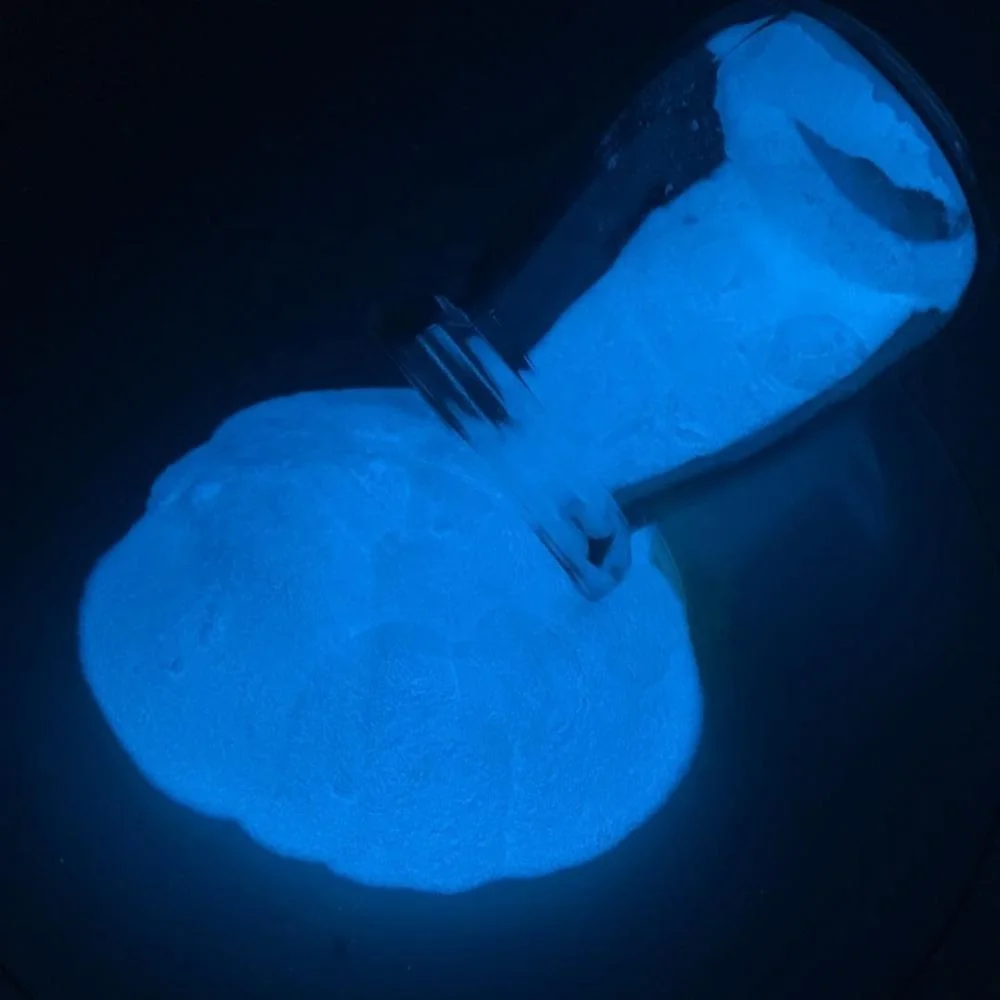 1kg sample high brightness luminous pigment powder in dark for ink and painting