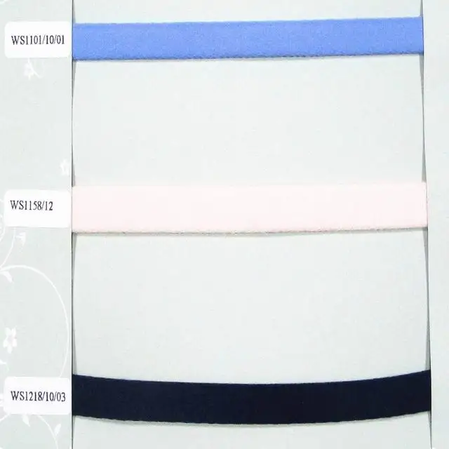 Custom lingeries accessories polyamide woven tape bra wire casing
