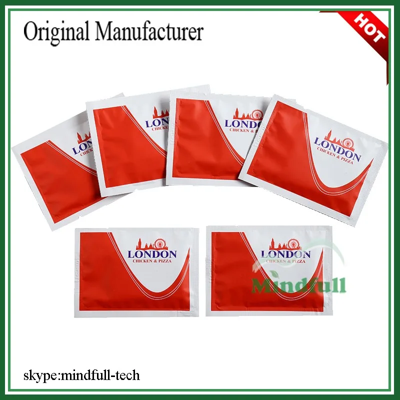 1sheet/Sachet Lemon Scented Single Packed Individual Restaurant Hand Wipes