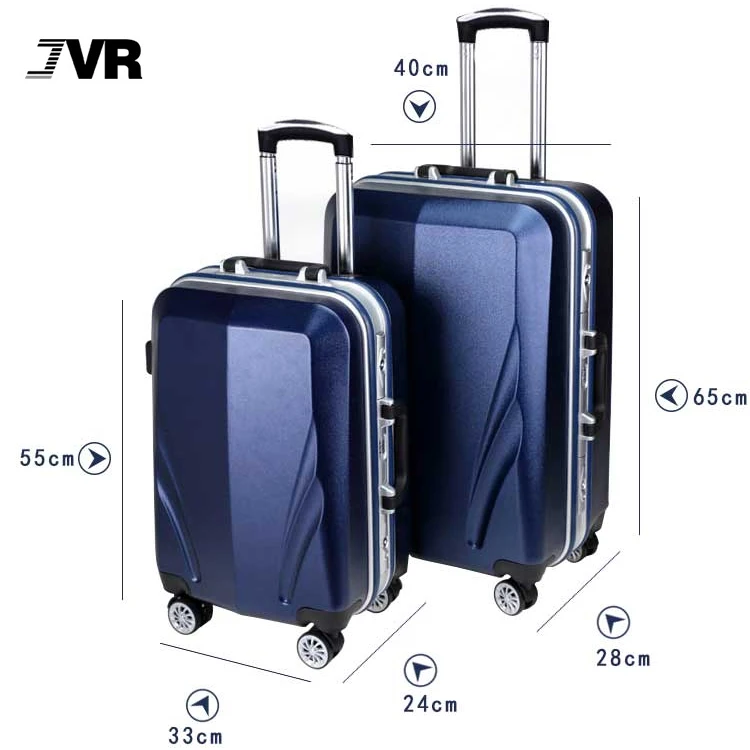 Abs Pc Designer Hardside Luggage Bag Sets Suitcase Travel 2 Piece Trolley Luggage Set