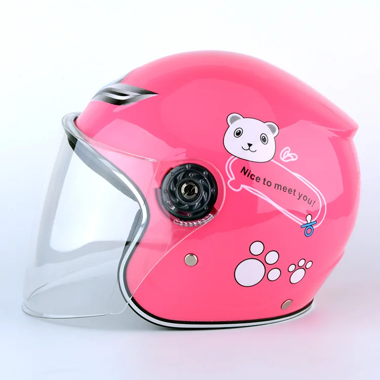 Wholesale factory price half face motorcycle safety bike helmet for child