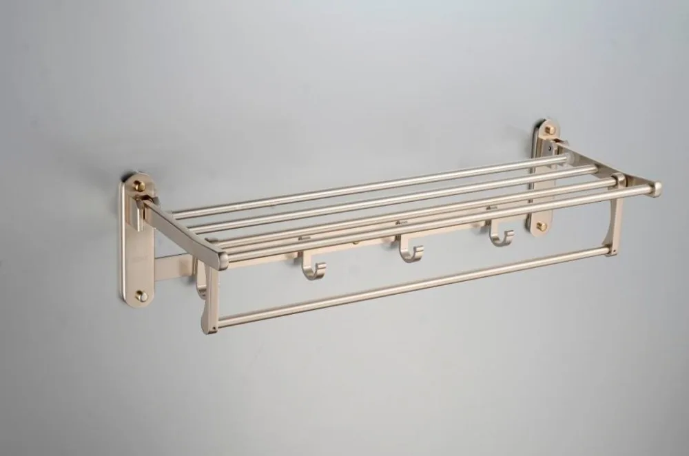 
Best discount rustless wall mount aluminium expandable bathroom towel rack 