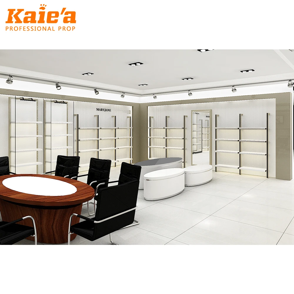 Cheap design Boutique Shop Customized shoes display hanger shelf shoes Wall Mounted Wooden Shoe Display