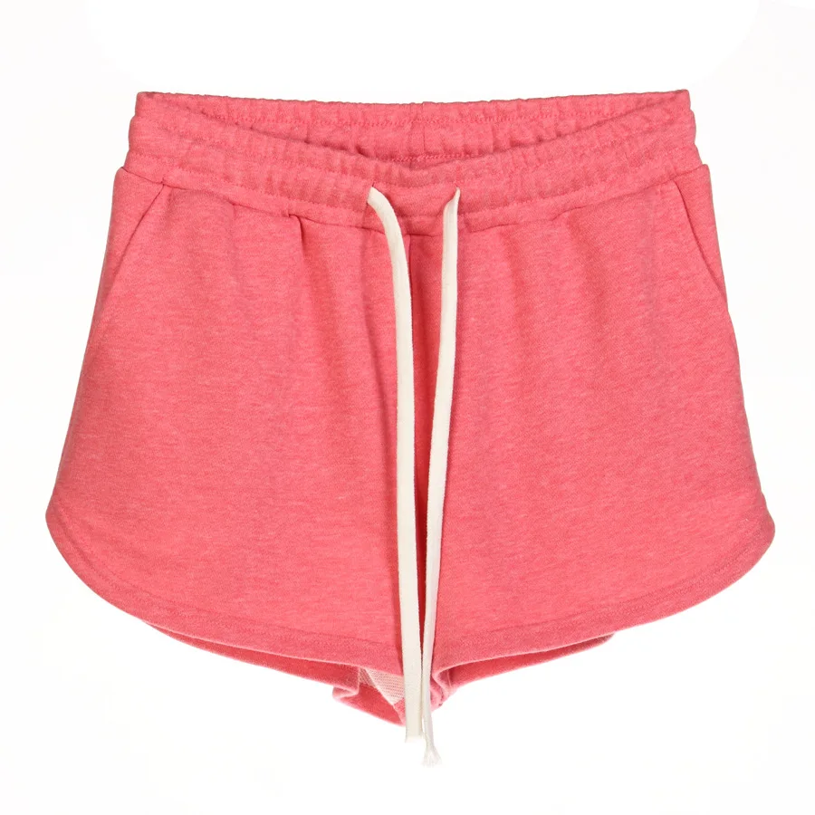 Custom logo blank plain gym women fitness girls sports shorts