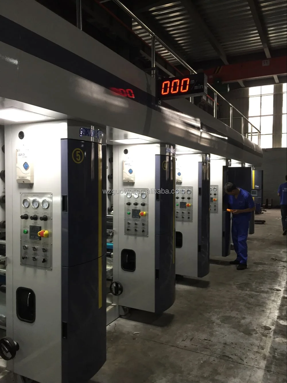 GWASY-A автоматически загорающиеся бабочки система учета глубокой гравюра, флексографическая печатная машина для продажи