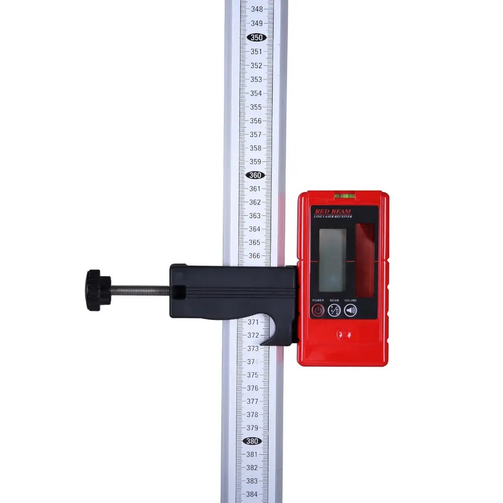 3D 2x360 Self Leveling Rotary Cross Laser Level 360 Optional for Tripod Receiver Detector Staff