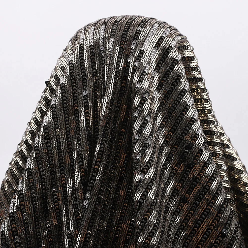 Роскошная дизайнерская индийская медная ткань с блестками