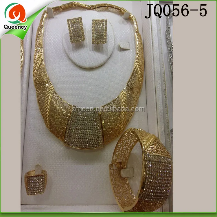 dubai gold jewelry set gold plated jewelry sets jewelry manufacturer in china JQ056-7