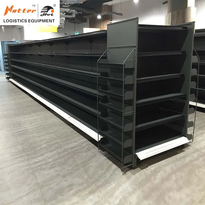 Wholesale Modern Design Gondola Back Panel Supermarket Shelf High End Hot Sell Supermarket Shelf