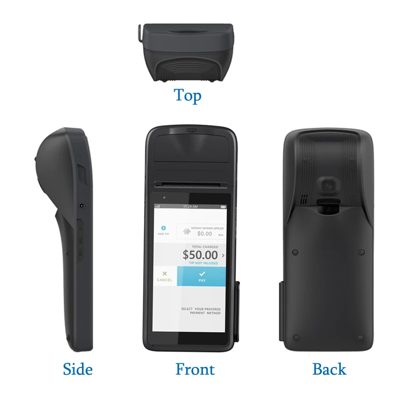 
MARCH EXPO Rugged All in one Payment Terminal Mobile Handheld Android Pos 