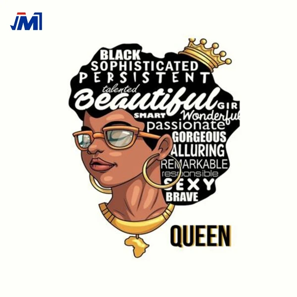 custom design queen are born in jannuary pu heat transfer vinyl