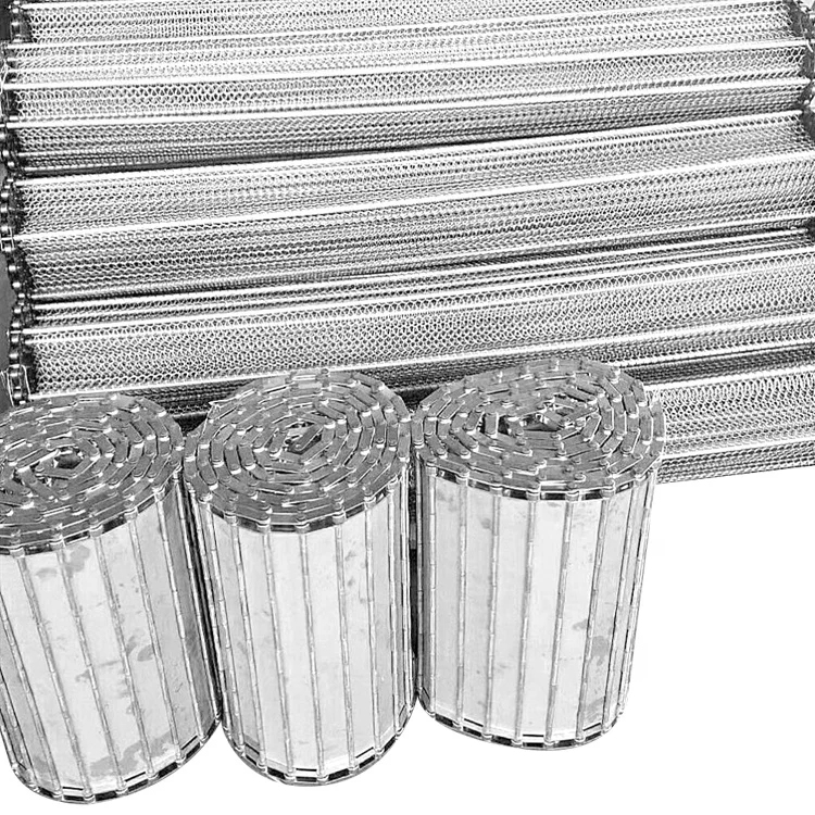 
Stainless Steel Chain Driven Mesh Belt Conveyor For Chestnuts Conveying 