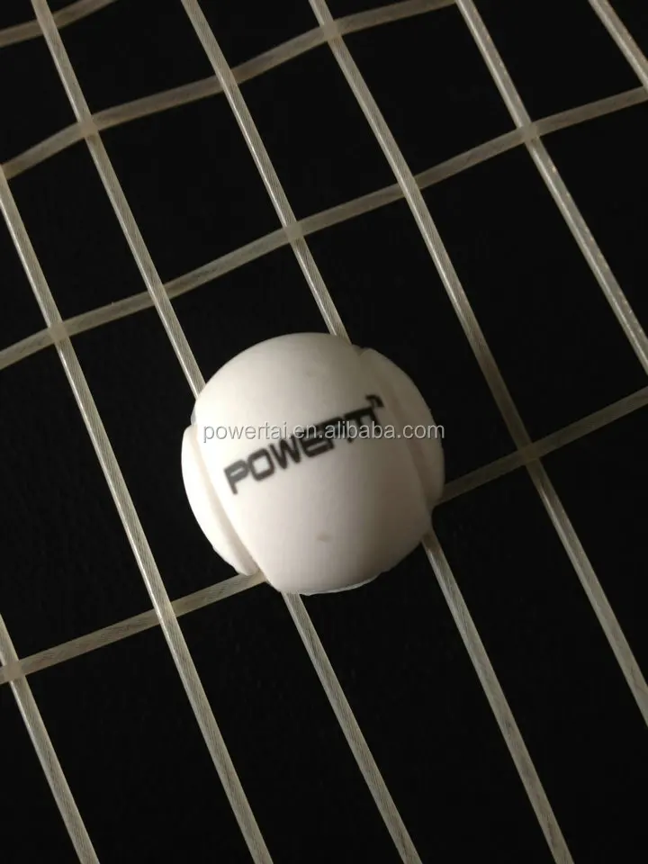 New custom tennis string dampener,tennis ball shape tennis dampeners facoty price