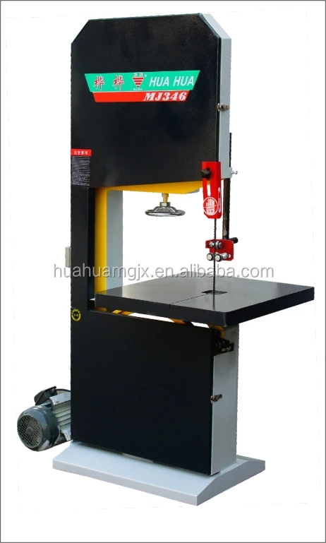 Резка дерева вертикальный ленточнопильный станок MJ346