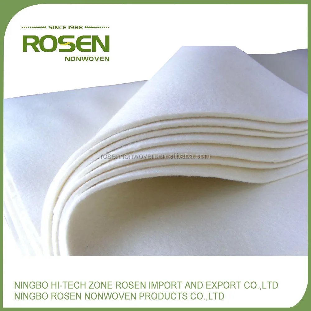 
RS NONWOVEN breathable needle punch wholesale polyester felt with sheet and roll 