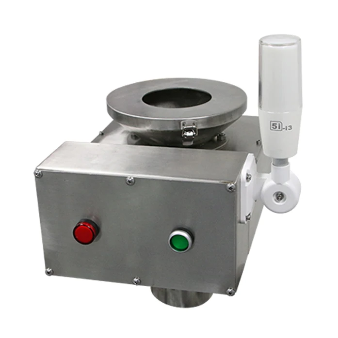 
Drop pipe throat metal detector separator machine for powder food 