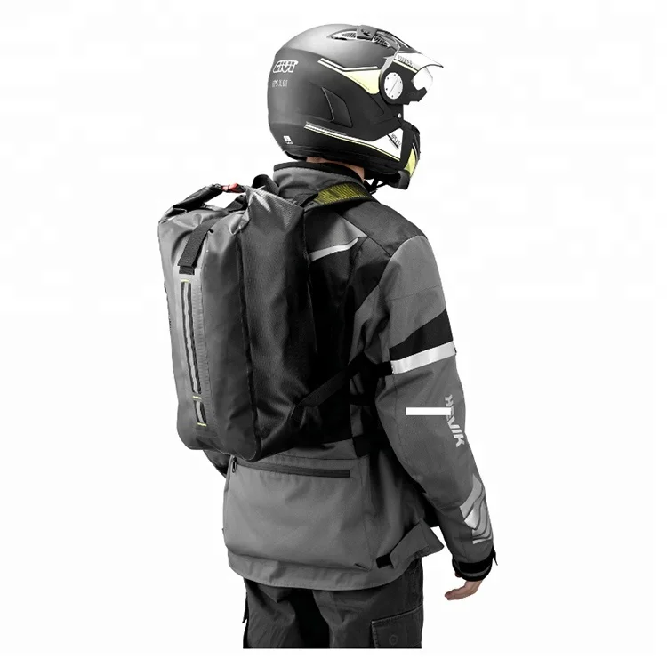 Cycling Motorcycle Outdoor External 420D TPU Welded Seams Dry Backpack Waterproof
