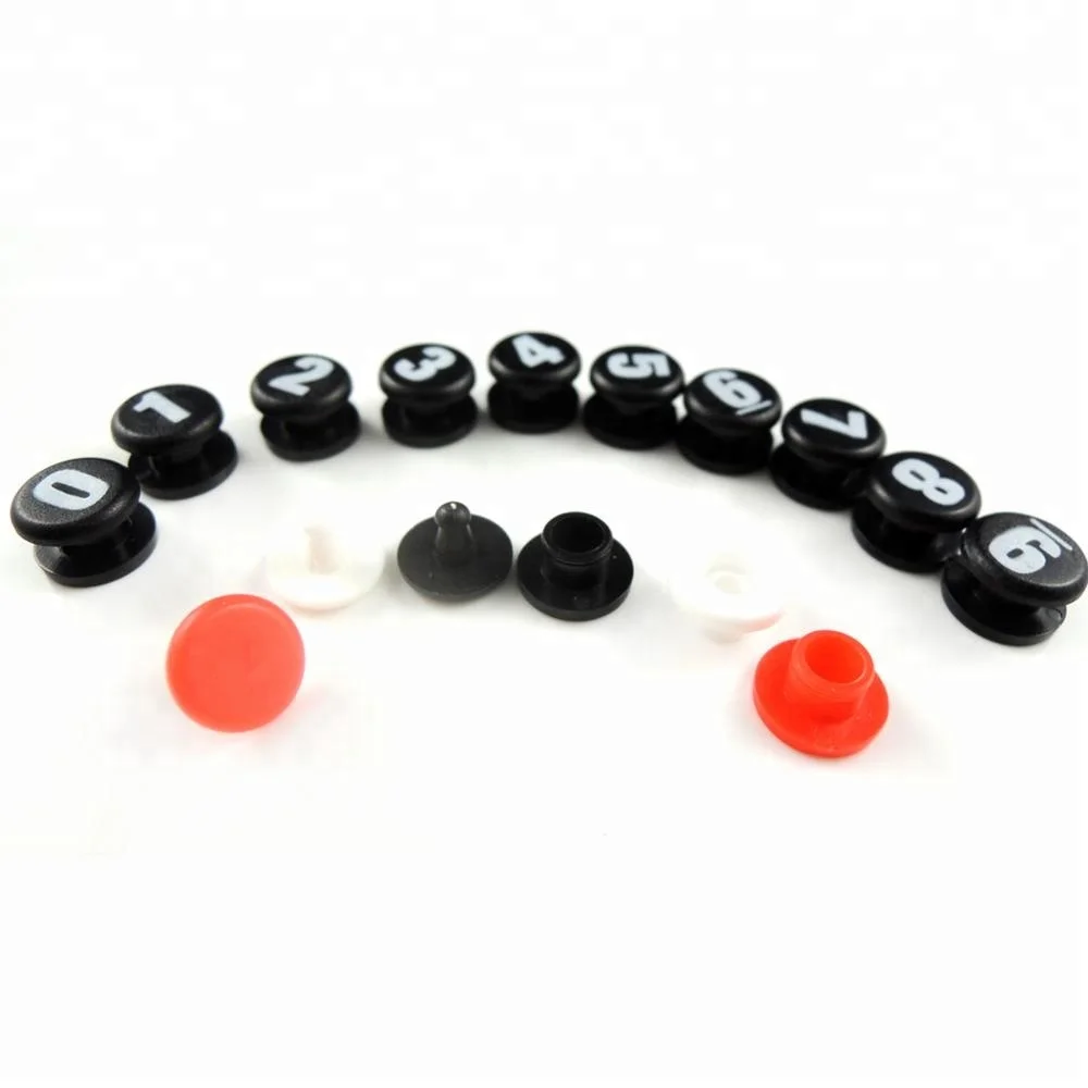 Wristband Plastic Press Snap Button Safety Button