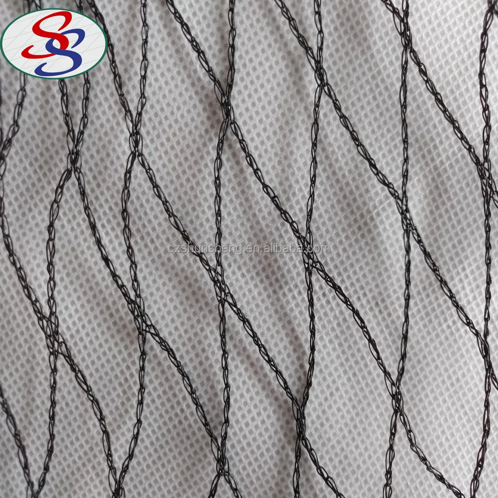 hdpe knotless anti bird hunting netting with color black or white