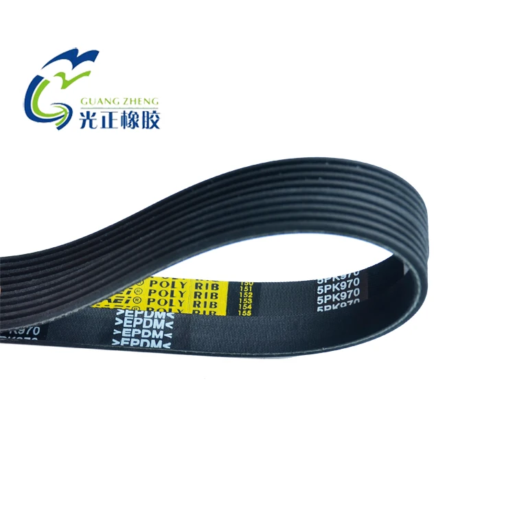 Резиновый ремень EPDM 5PK0970 V для ALFA ROMEO/PEUGEOT/FIATCROMA/AUDIR8/TOYOTACOROLLA/DAEWOO/VAUXHA/LL/CHEVROLET/FSOLANOS