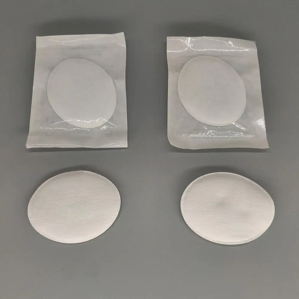 1g Medical hospital usage disposable Sterile pure soft cotton EYE Pad
