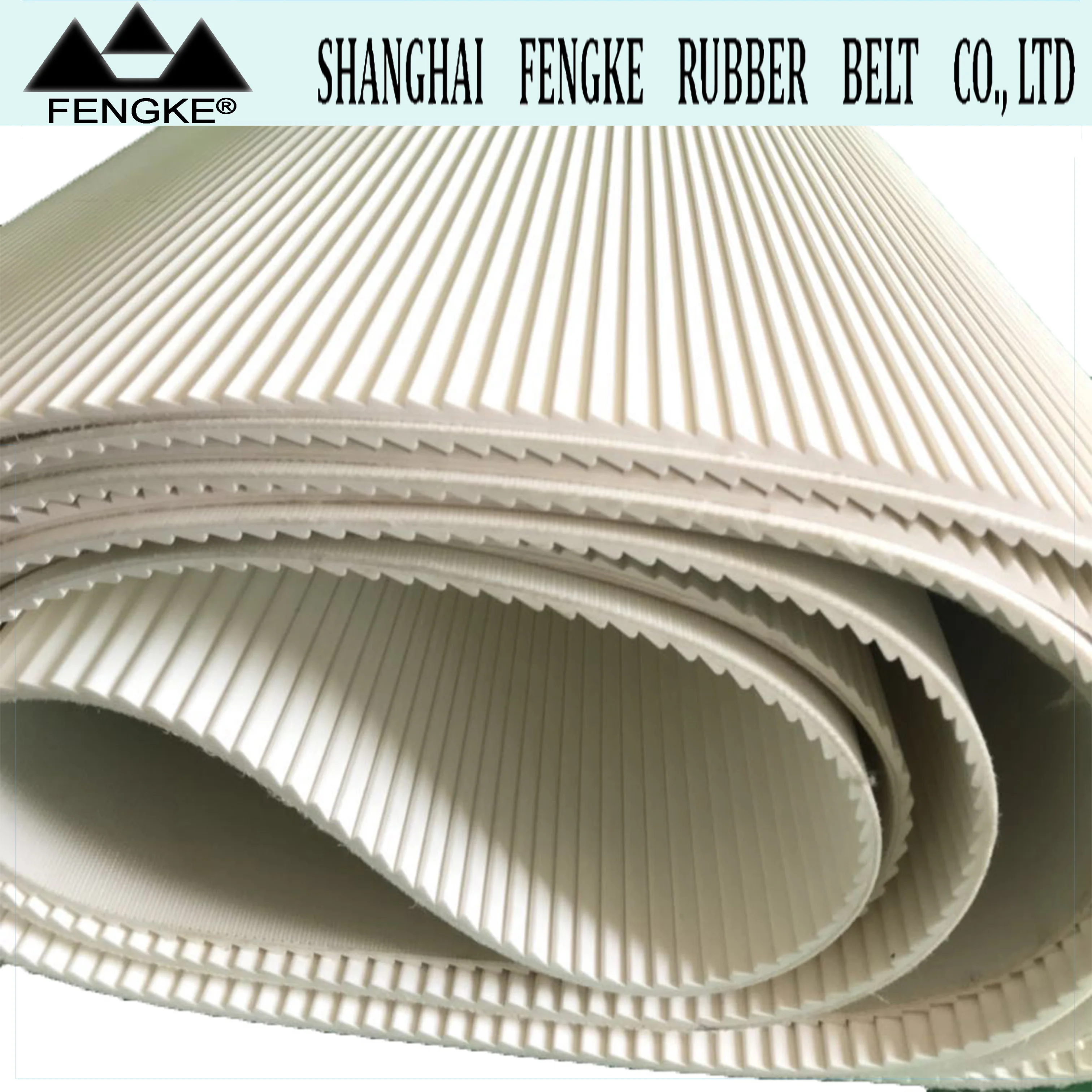 Rough Surface Washboard Pattern White PVC Conveyor Belts for Sealing Machine