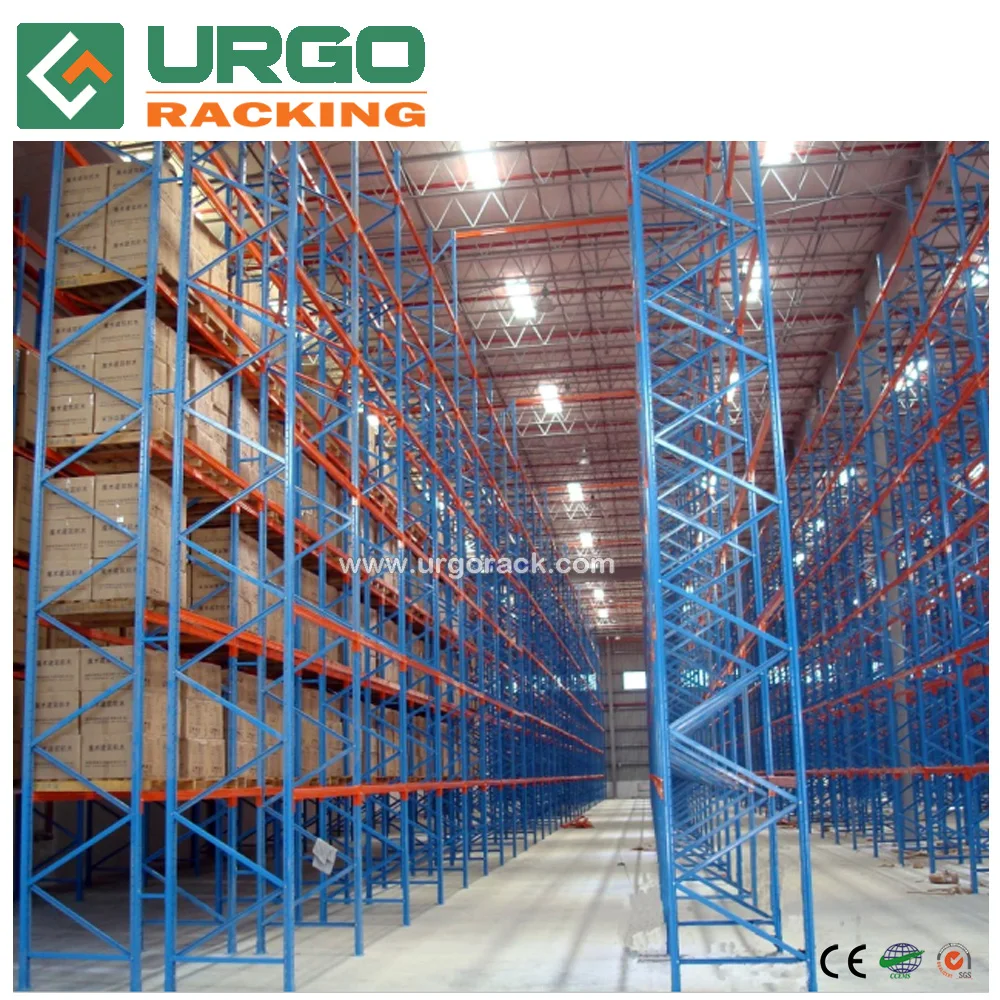 Железная полка для хранения поддонов складов