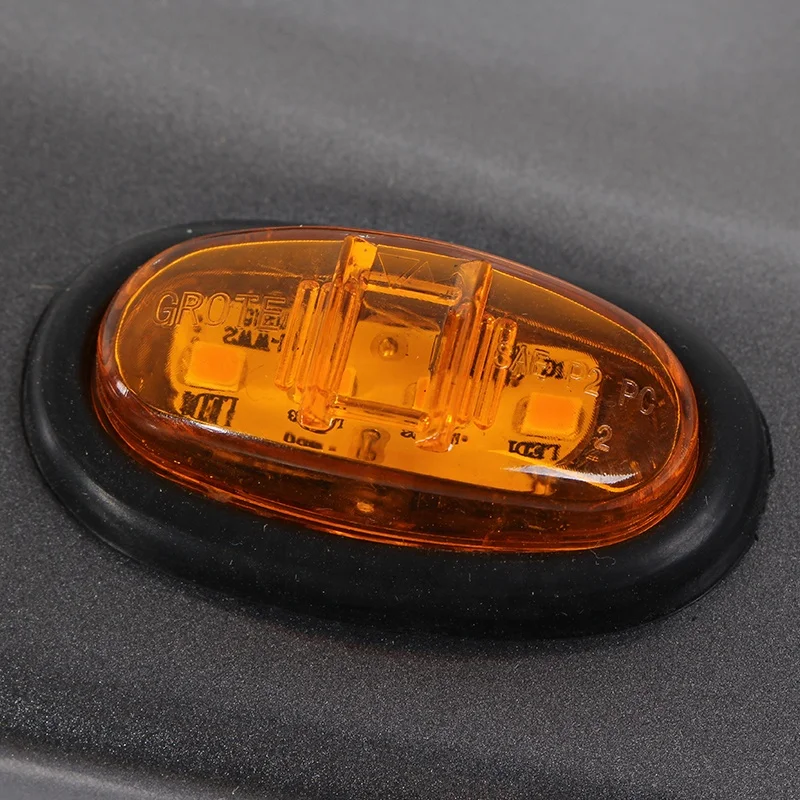 Automotive Truck Body Polished Grey ABS Pickup Truck LED Lighting Fender Flares Fit for Ford F150 2015 - 2017