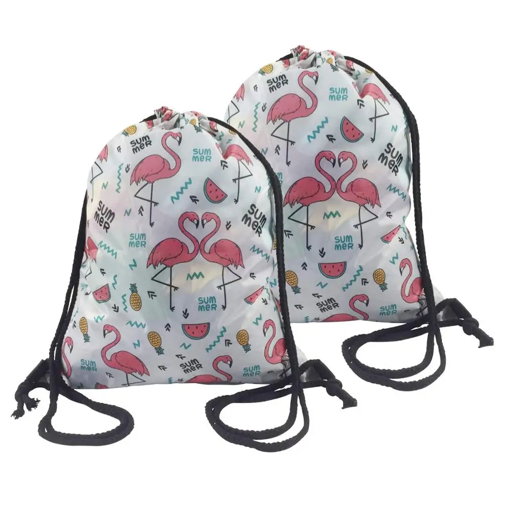 Wholesale Polyester Drawstring New Products Nylon Girl polyester Drawstring Backpacks