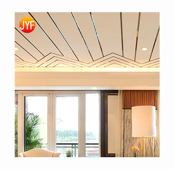 ZZ2912 Reasonable Price Stainless Steel T Shaped Interior Ceiling Decoration Metal Tile Trim