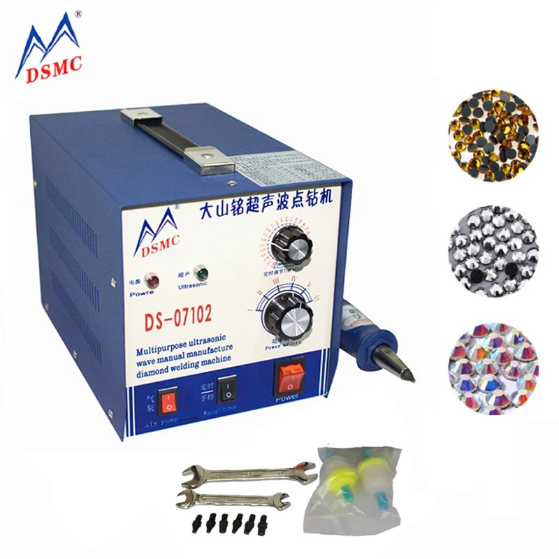 Ultrasonic needle machine for Jewelry accessories rhinestone hot fix machine