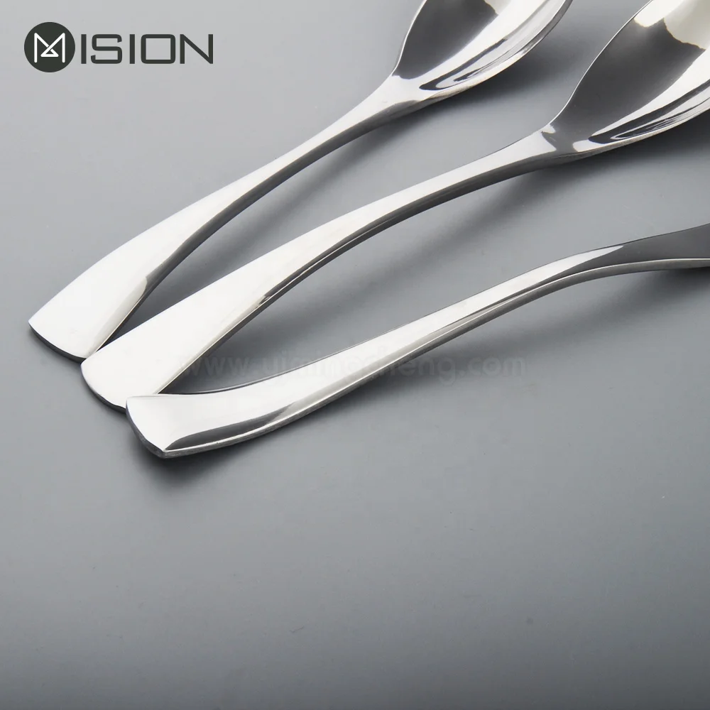 Royal wedding restaurant dinner metal silver color cutlery stainless steel cutlery set