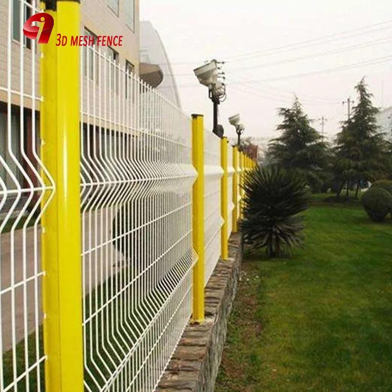 Factory Supplying 3d wire mesh fencing panel galvanized steel