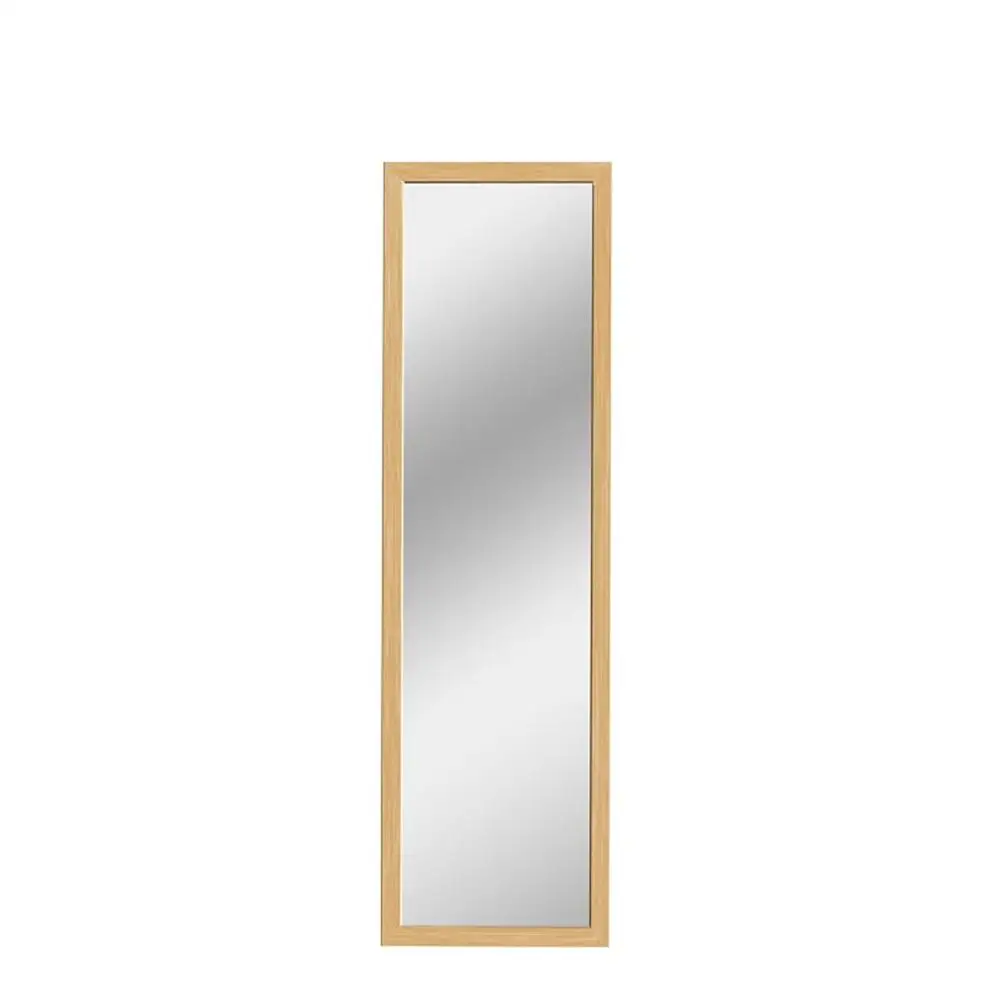 cheap easy plastic full length hanging over the door mirror 36x120cm