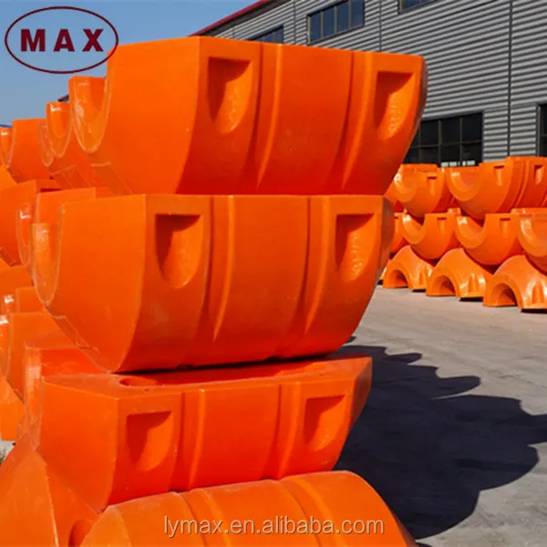 Polyurethane foal filled floater, plastic used pontoon floats for boats