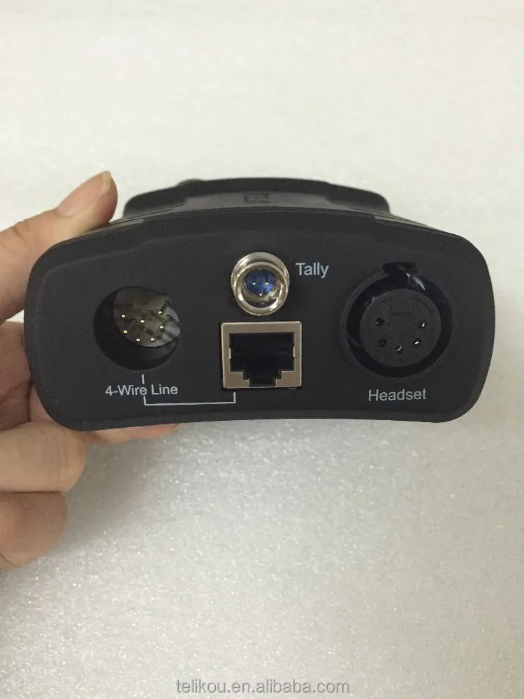 TELIKOU FT-800 4-wire master station for television station, communications center with tally light wired intercom system