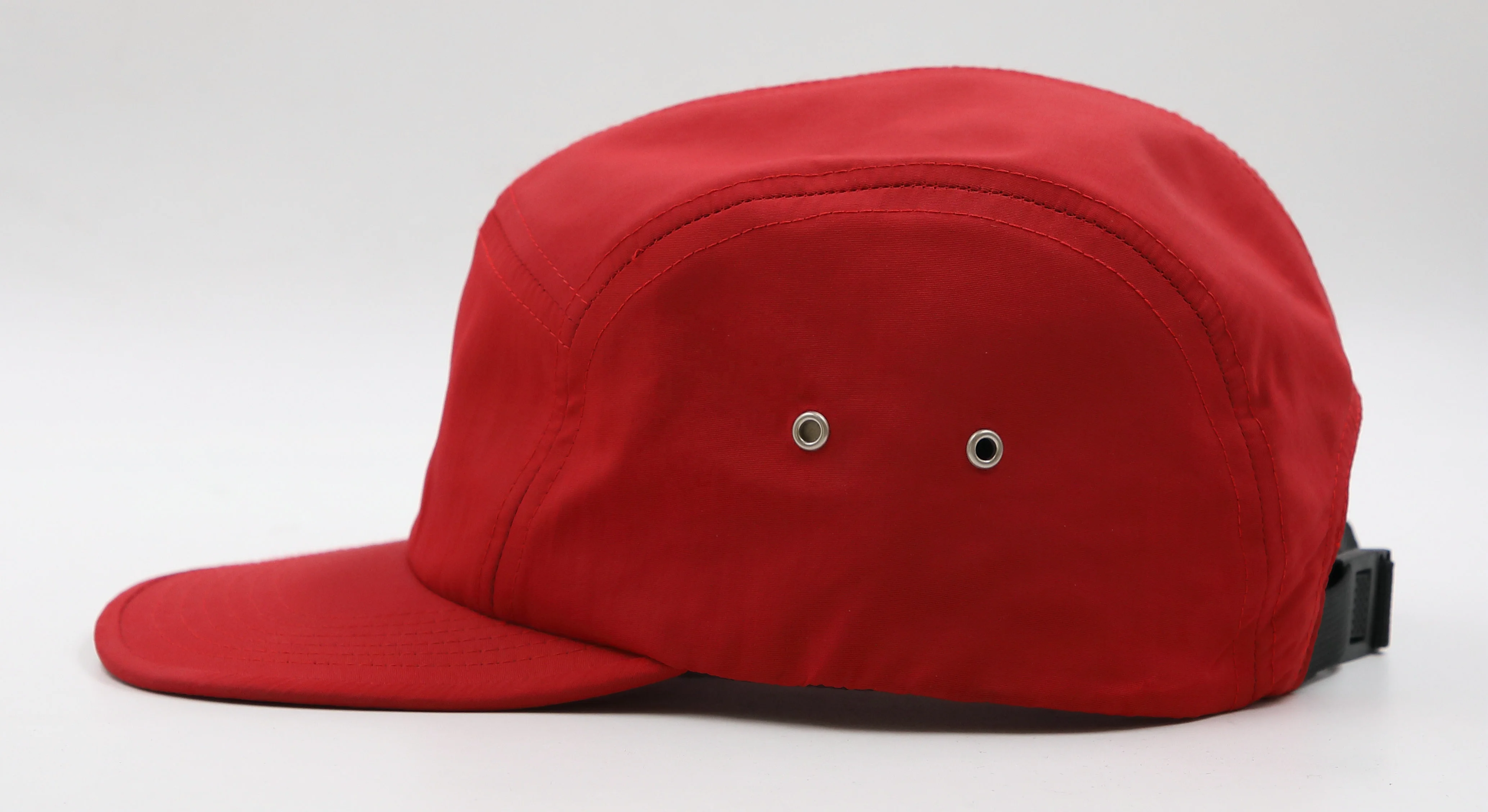 Square flat bill 5 panel micro fiber embroidery sport basecall camper cap hat