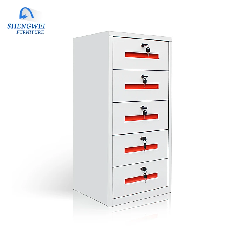 Luoyang new office storage 3 sections combination file cabinet vertical steel drawer cabinet