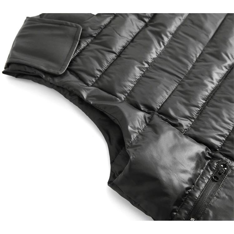 Черная теплая куртка с принтом на заказ, мужской зимний пуховой жилет/женский зимний жилет